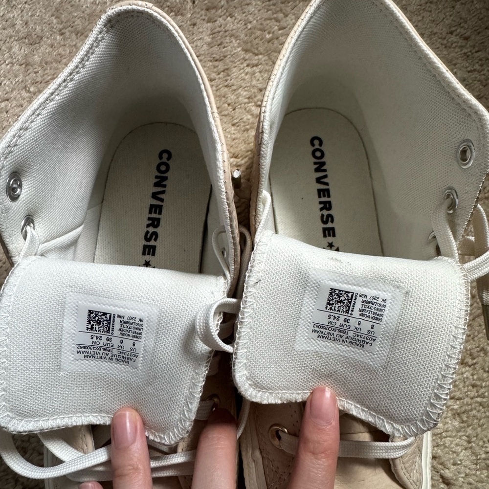 Converse | Leather High Tops - Picture 6 of 6